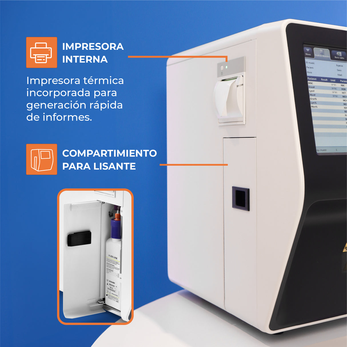 Analizador de Hematología Veterinario BC-20VET Edición Naranja | Marca Mindray Animal Care