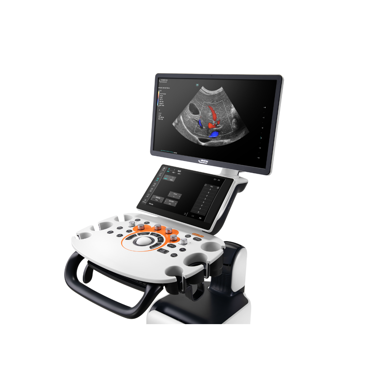 Kit de Ultrasonido Veterinario de Gabinete VETUSNOVAML + Transductor Microconvexo + Transductor Líneal Edición Naranja | Mindray Animal Care