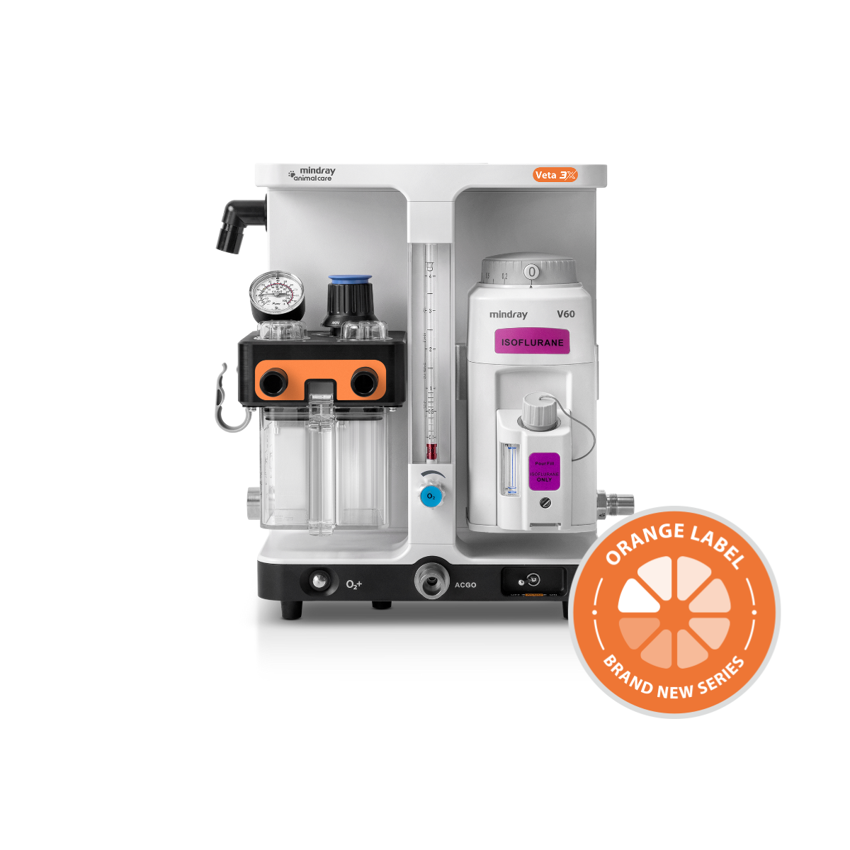 Máquina de Anestesia VETA3X Edición Naranja | Marca Mindray Animal Care