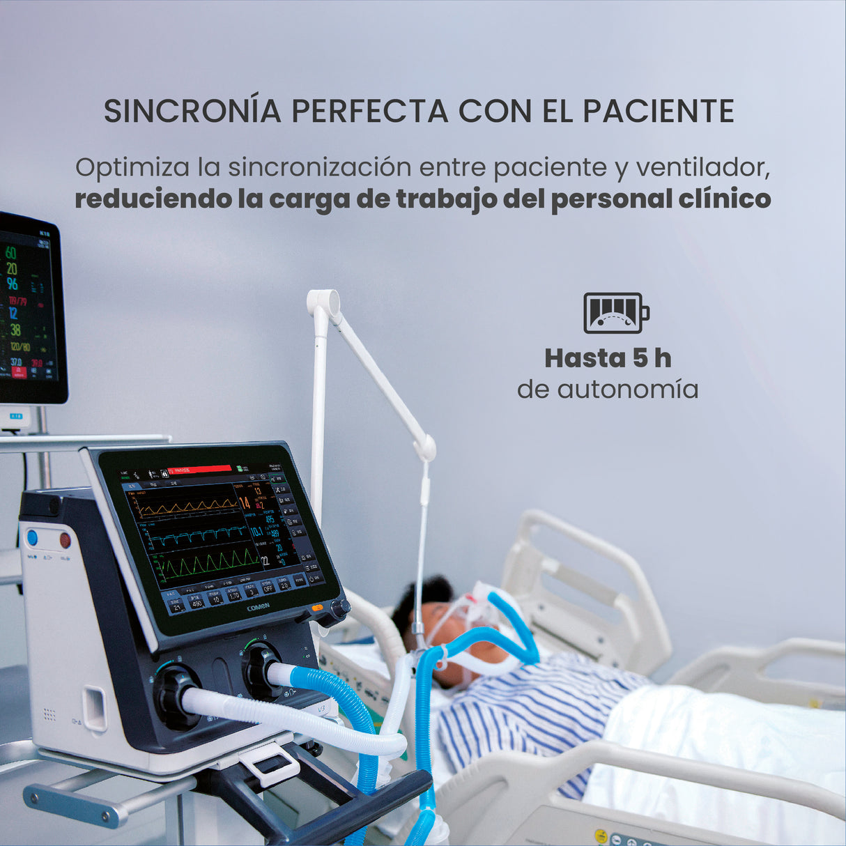 Ventilador Mecánico de Paciente V3 | Marca COMEN