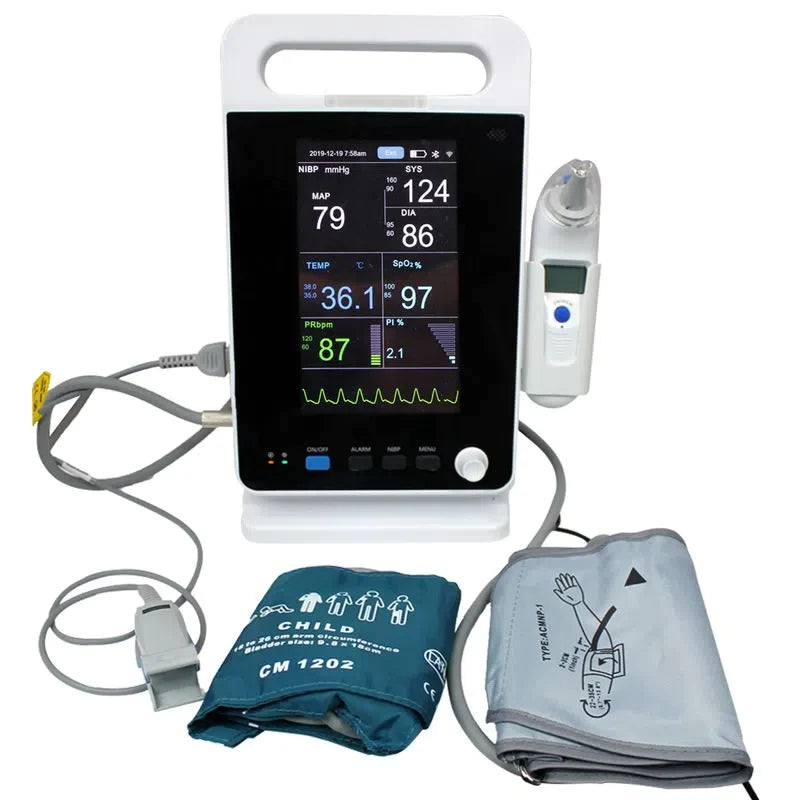 Monitor de signos vitales M7R con Bluetooth y termómetro de oído | Marca Xignal