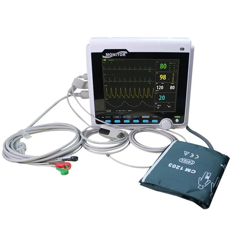 Monitor de Paciente M7 de 8″ – 6 parámetros: ECG 5 deriv., NIBP, SpO₂, TEMP, RESP | Marca Xignal