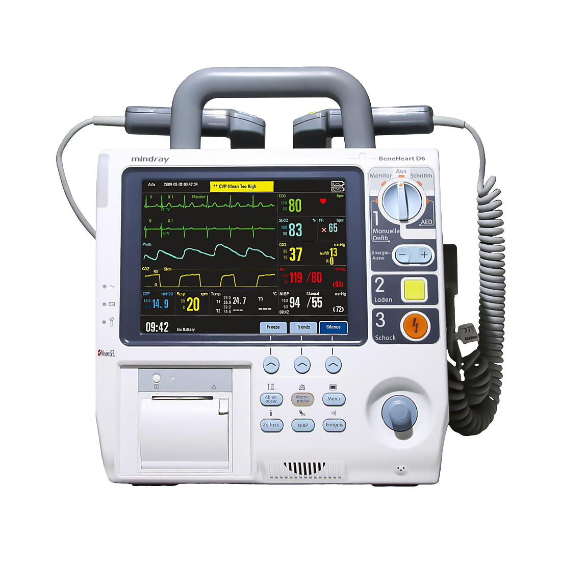 Desfibrilador Bifásico Profesional 4 en 1 BeneHeart D6 | Mindray