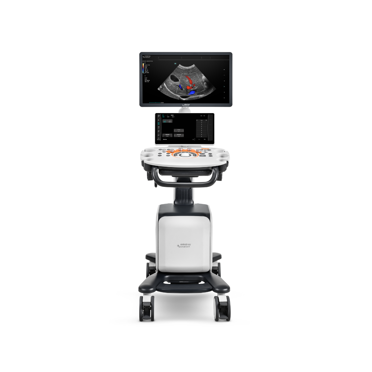 Kit de Ultrasonido Veterinario de Gabinete VETUSNOVAM + Transductor Microconvexo Edición Naranja | Mindray Animal Care
