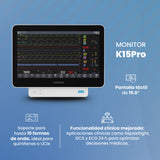 Monitor de Paciente con Pantalla Táctil de 15.6" K15PRO | Marca COMEN