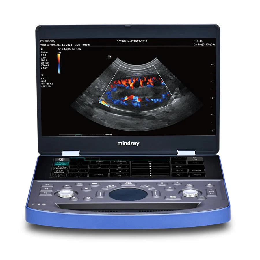 Equipo de ultrasonido de diagnóstico veterinario VETUS E7 | Marca Mindray Animal Care